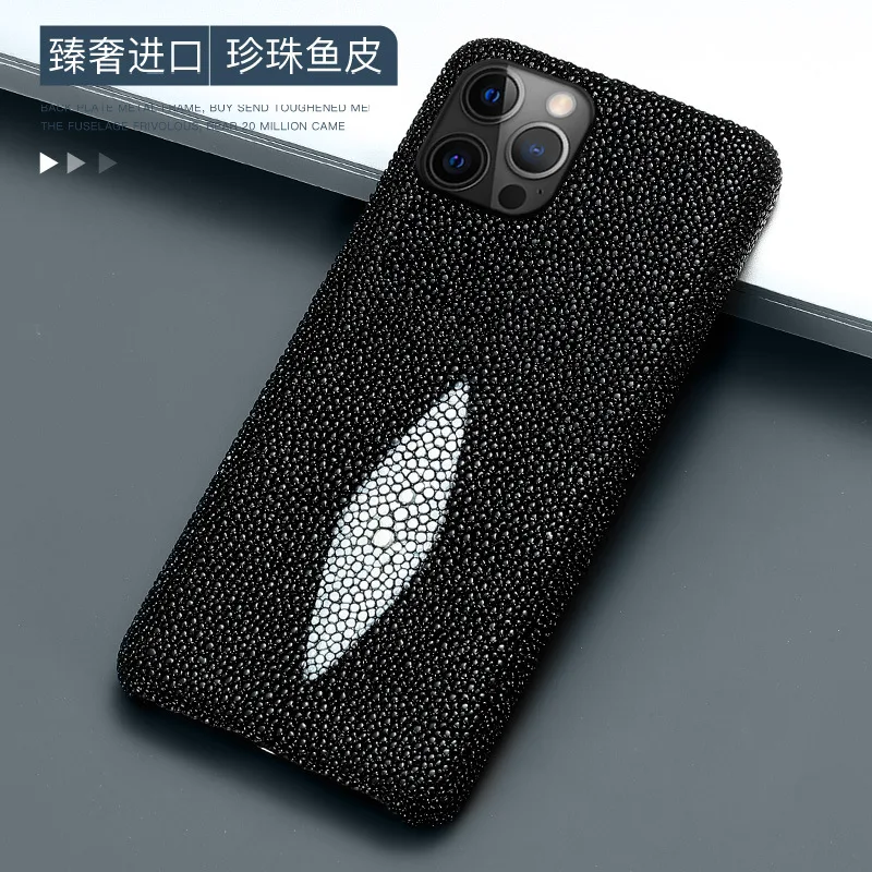 Luxury Stingray Leather Case For Iphone 13 12 11 Pro Max Mini Phone Cover Case For Iphone Xs Xr Max X 8 7 6 6s Plus Se 2020