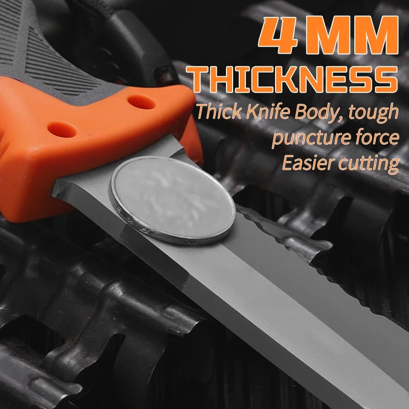 Стальной уличный нож 70cr13mov используемый для охоты пеших прогулок выживания в