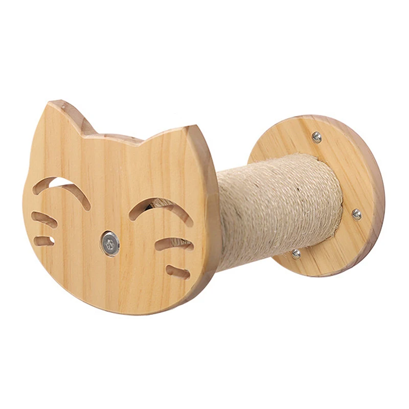 

Настенная рамка для моста для кошек, домик для кошек и деревьев в виде капсулы, сизаль, мебель для прыжков и когтей из массива дерева