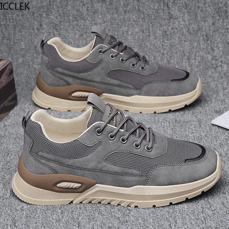 Xiaomi SALUDAS Male Sneakers New Luxury Leather Casual Shoes Breathable Soft-sole Mesh Running Shoe Outdoor Tennis Sneakers Men