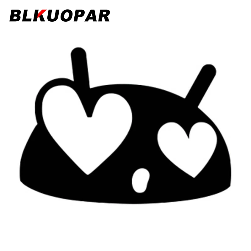 BLKUOPAR Alien Expression Car Sticker Waterproof Decal Sunscreen Creative Original Refrigerator Air Conditioner Decor Lable |