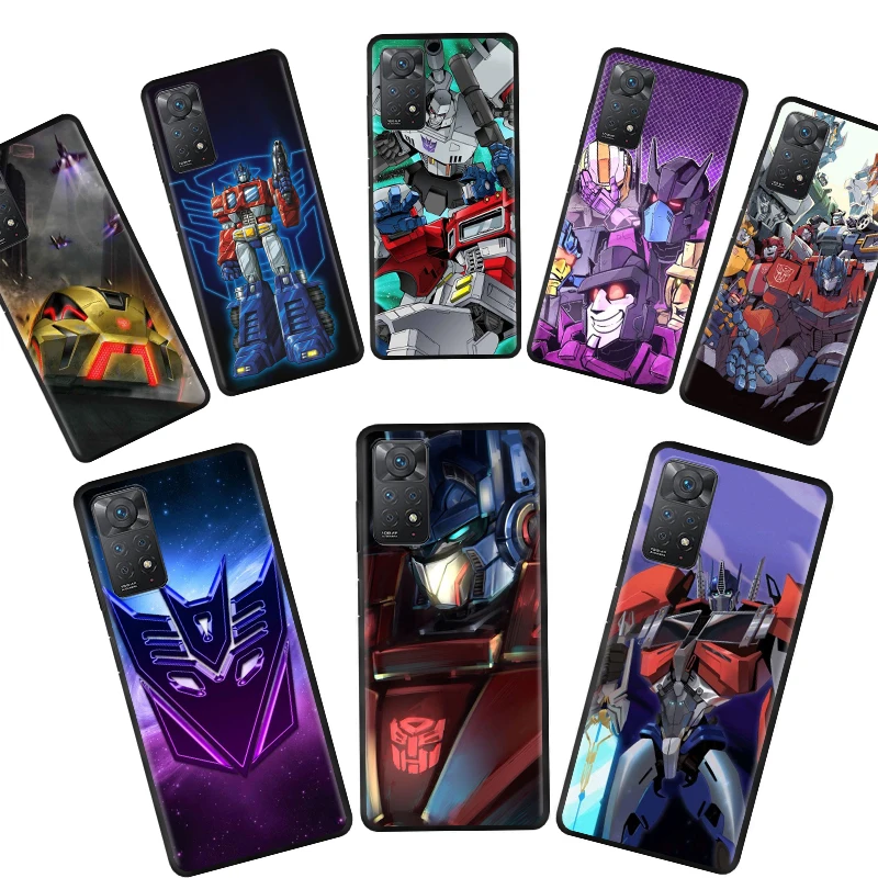 

Cover Case for Xiaomi Redmi 10 11 10S 11S 11E 11T 11S Pro 5G Note11ProPlus Thin Luxury Shockproof Bag Trend Movie Transformer