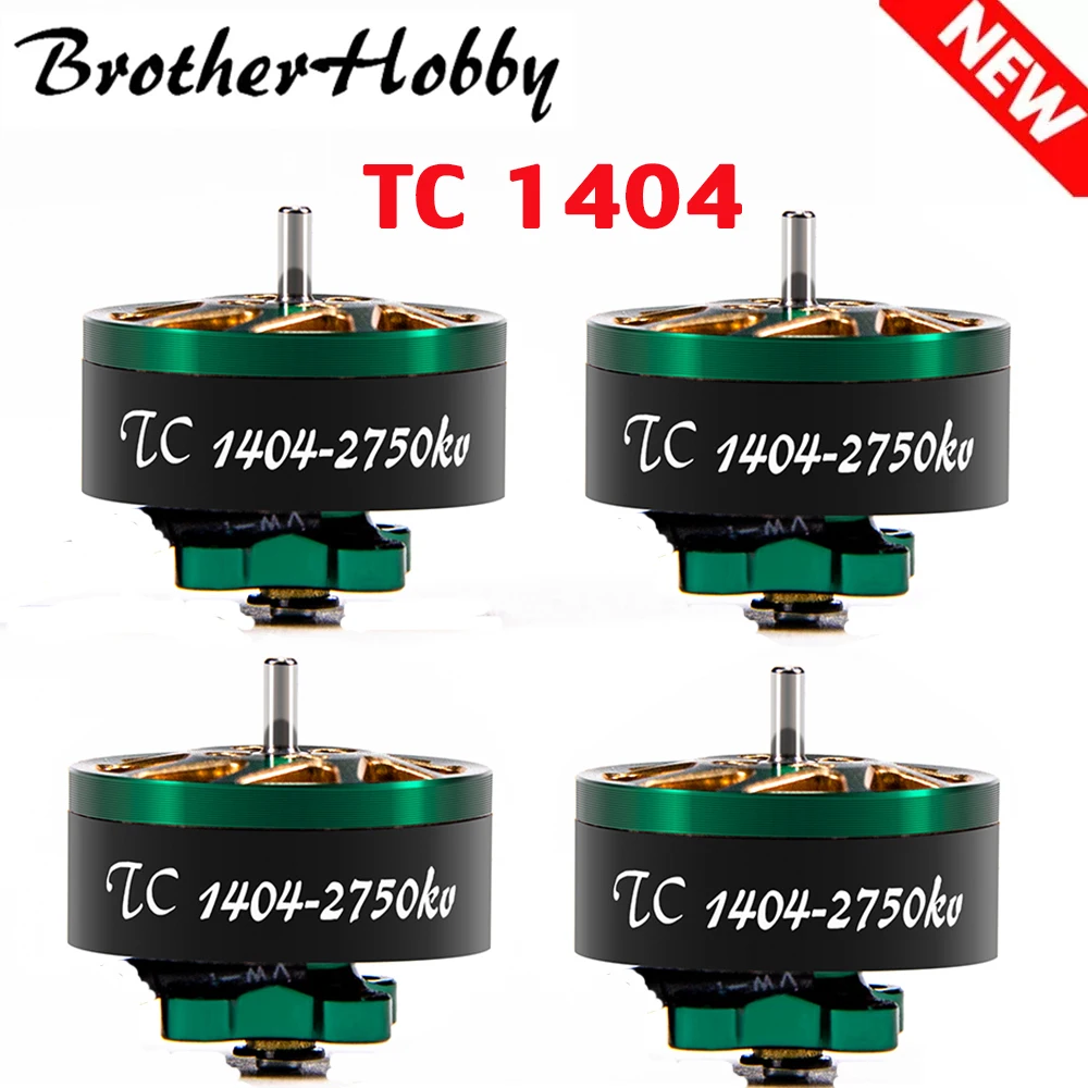 

1/4pcs Brotherhobby TC 1404 2750KV/3800KV/4600KV Brushless Motor For FPV Multicopter for RC Drone