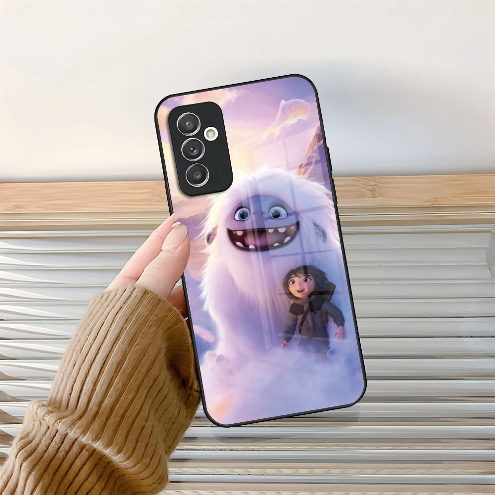 Чехол для телефона Abominable Glass Samsung Galaxy S24 S25 S20 S21 S22 S23 Ultra Fe Plus A34 A16 A54 A24 A52 A53 M54 Cover