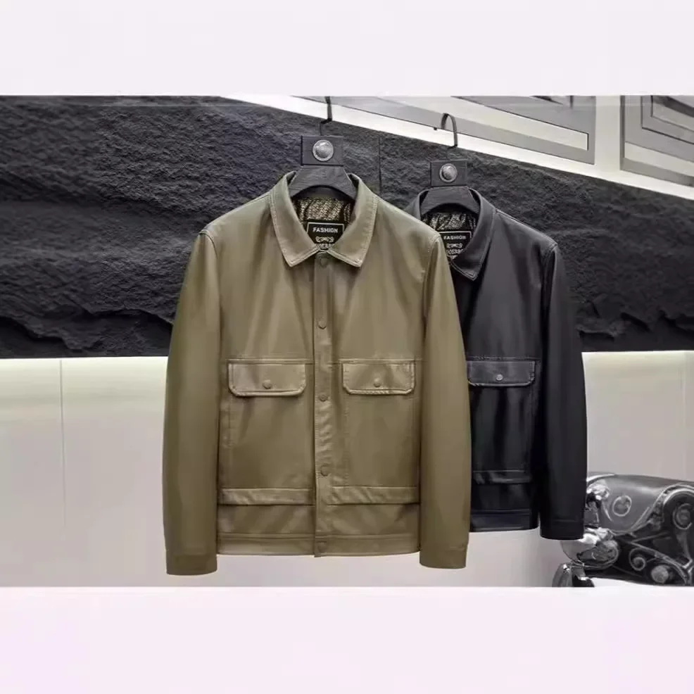 Sudanli Paul осень/зима черная мужская мотоциклетная куртка на флисовой подкладке с