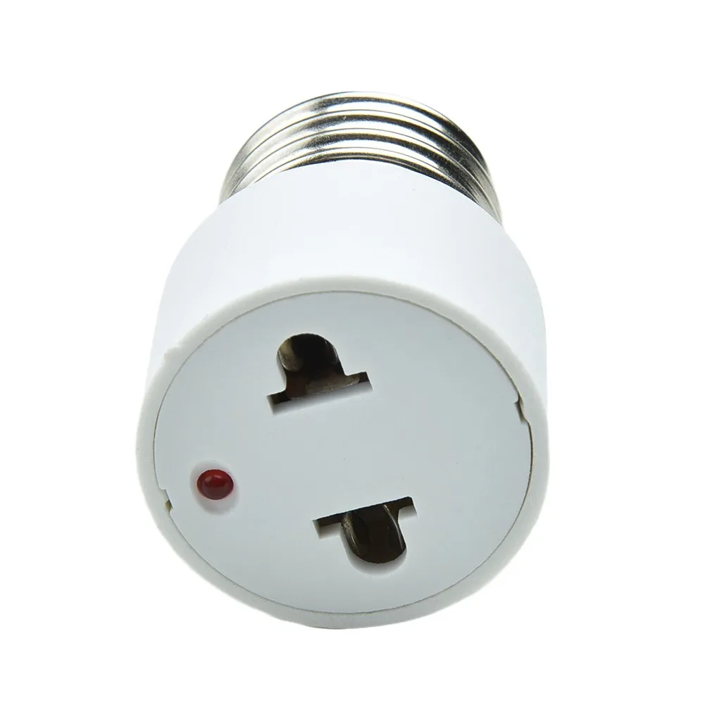 

1/5pcs E27 US/EU Plug Bulb Holder White Light Fixture Bulb Base Adapter Lamp Socket Lighting Parts Accessories