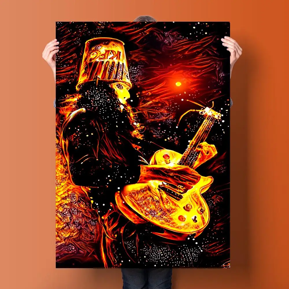 Настенный постер buckethead singer декоративное живописное полотно художественные