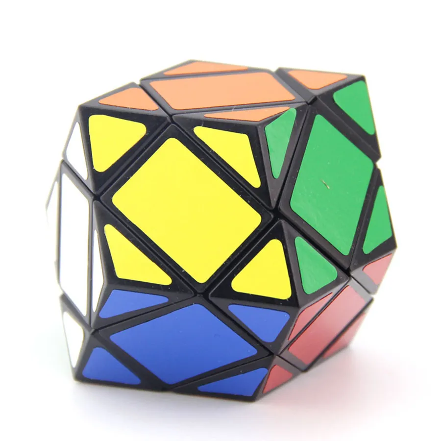 Фото Lanlan Diamond Face 3x3x3 Magic Cube Black Alien 12-сторонняя детская игрушка Magic Cube Детские игрушки-головоломки Cubo Magico №4
