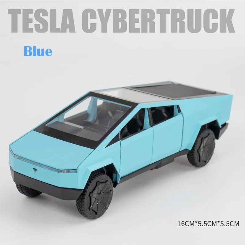 Модель автомобиля Tesla Cybertruck из сплава в масштабе 1:32 литые автомобили игрушечные