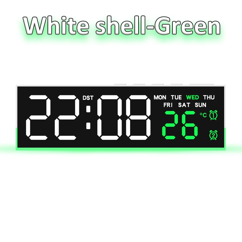 

LED будильник с подсветкой