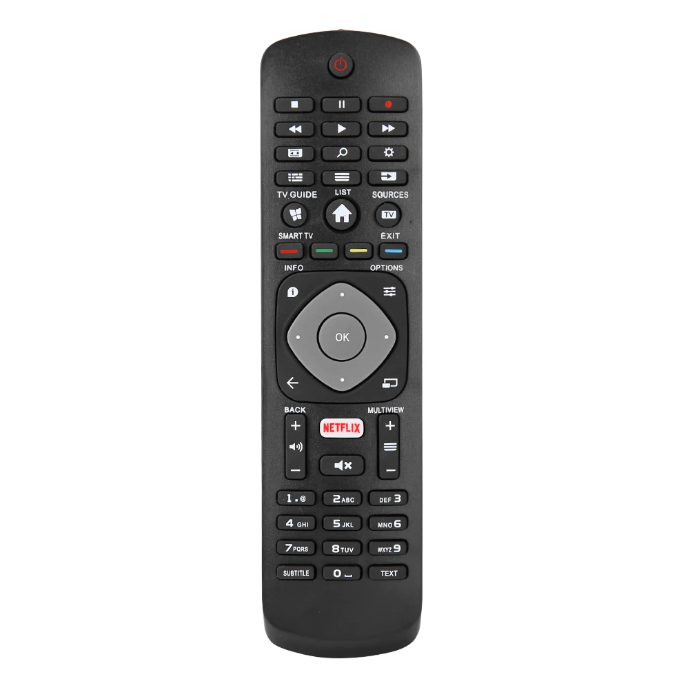 

Television Remote Control Household Bedroom Replacement Accessories for PHILIPS TV with Netflix HOF16H303GPD24 398GR08B