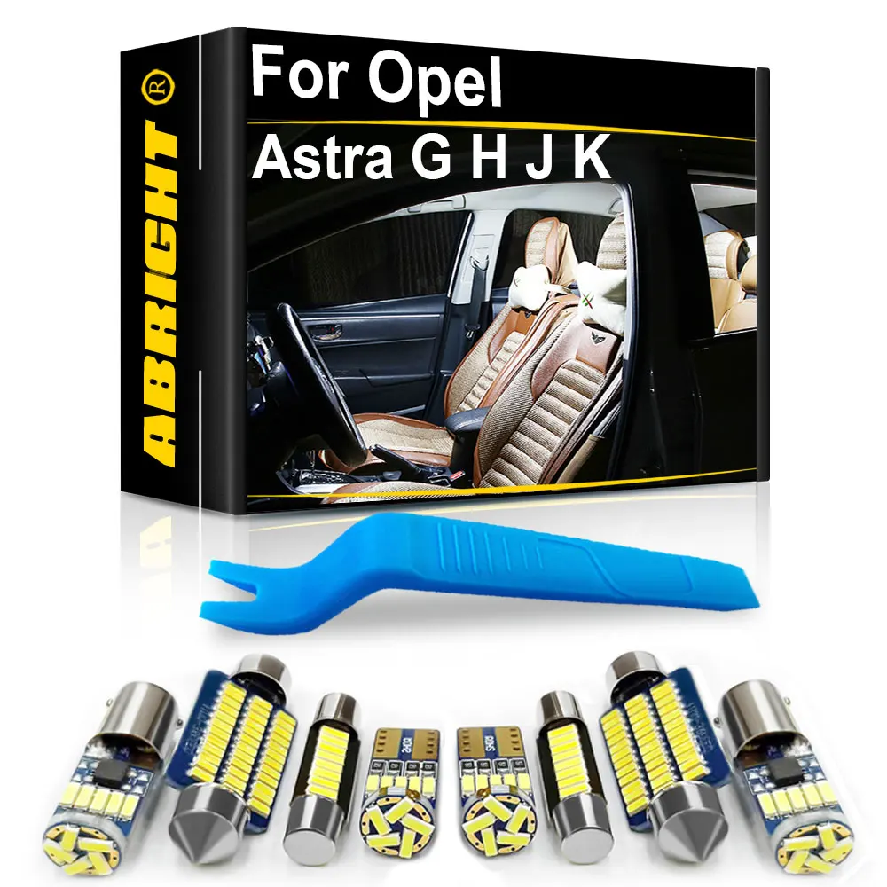 

Car LED Interior Lights Canbus For Opel Astra G H J K GTC 1998 1999 2000 2002 2003 2005 2007 2009 2013 2016 2019 Accessories