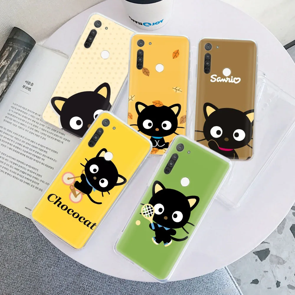 Мягкий чехол для Samsung A32 A33 A34 A35 A51 A52S A53 A54 A55 A71 A72 A73 F23 F54 M54 A10 A20 A30 A50 ZR11 Chococat