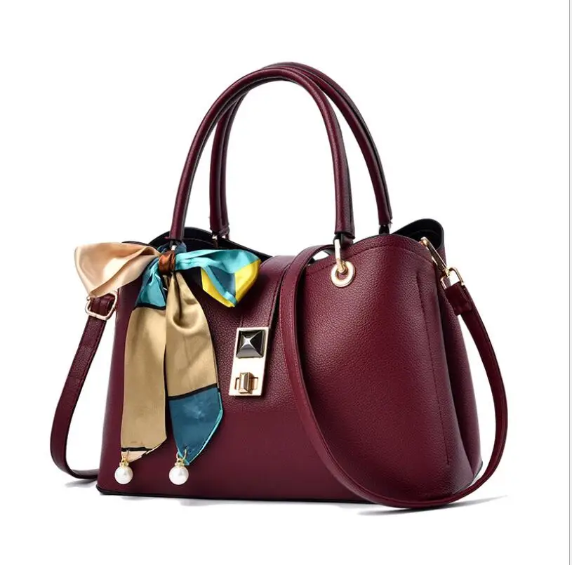 

Высококачественная шелковая женская сумка, модная дизайнерская сумка, женская сумка для женщин среднего возраста, большая темпераментная сумка-мессенджер через плечо