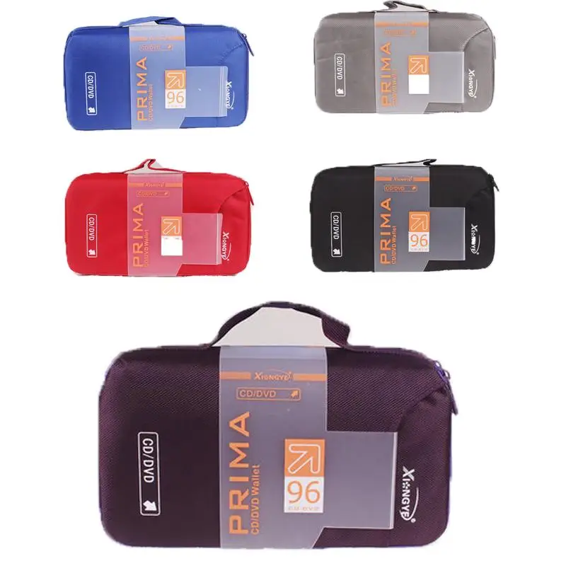 CD DVD Storage Case Shockproof Waterproof Moisture Proof Can Hold 96 Discs Oxford Cloth Portable CD Dvd Case Accessories