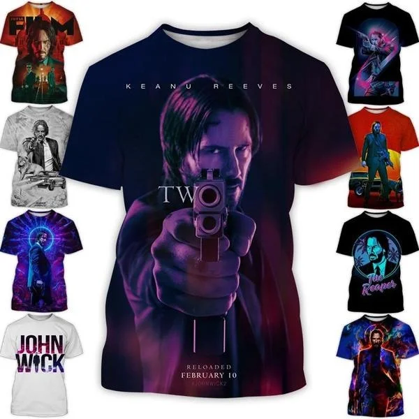 Футболка мужская с круглым вырезом и коротким рукавом в стиле хип-хоп