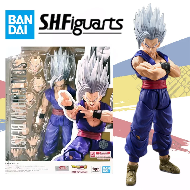 

Bandai Original S.H.Figuarts SHF DRAGON BALL SUPER Super Hero SON GOHAN BESTE Anime Action Figure Finished Model Kit Toy Gift