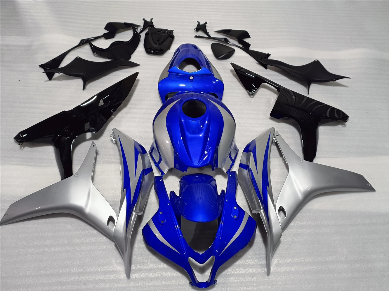 

Motorcycle Fairing Fit CBR600RR 2007 2008 F5 07 08 Fairing body Blue Silver Black