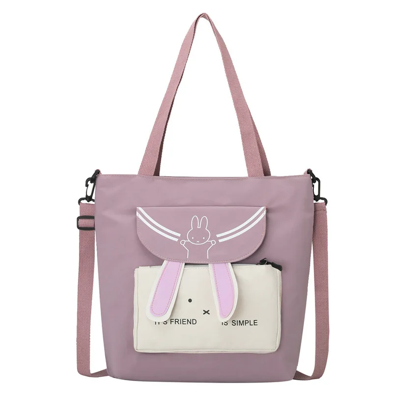 Women's Bag New Fashion Large Capacity Student Handbag Fresh Leisure Nylon Multi-functional Girls' Crossbody Shoulder Bag