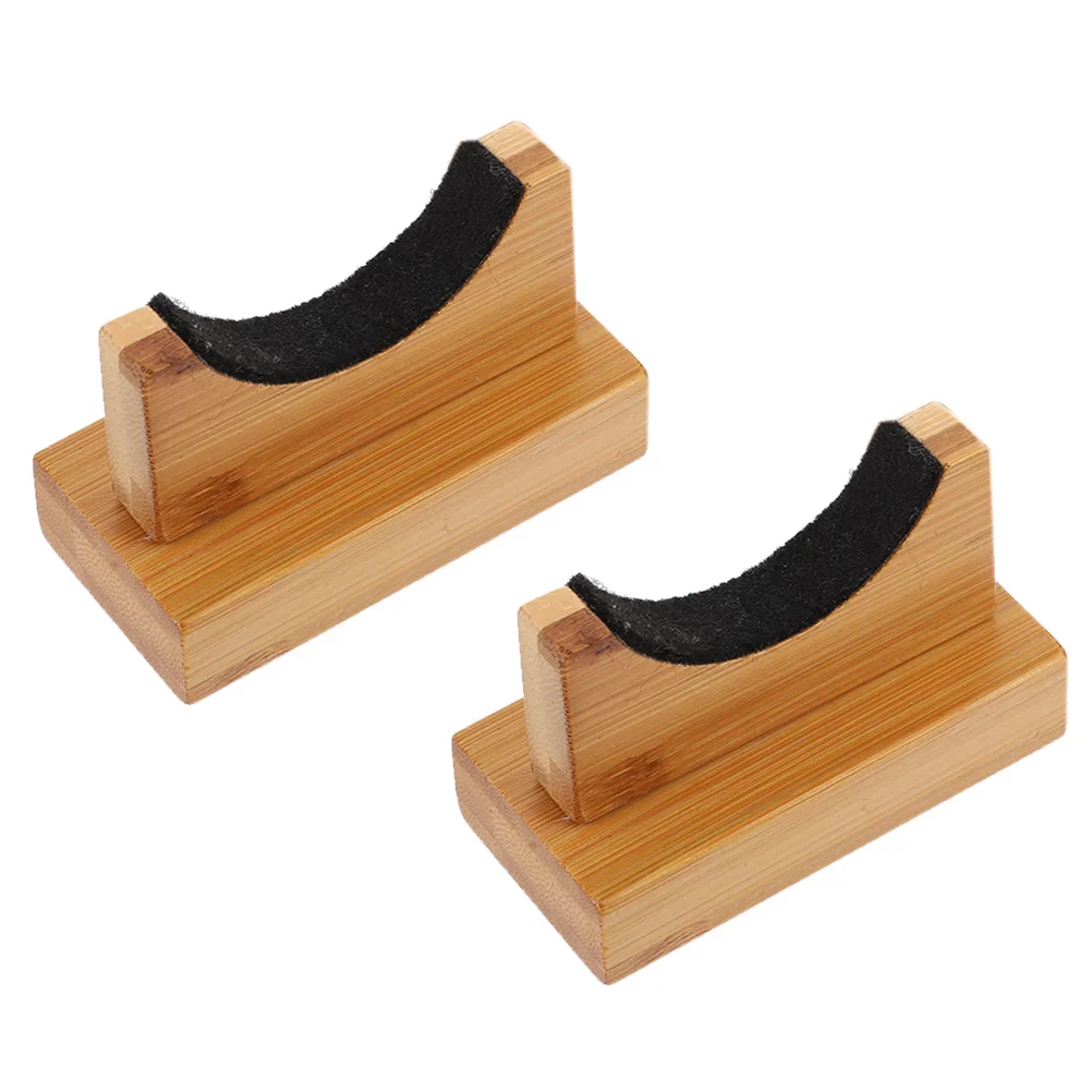 

1 Pair Rack Bamboo Bat Stand Desktop Bat Organizer Baseball Bat Accessory Household Bat Holder for Bat Desktop Storage