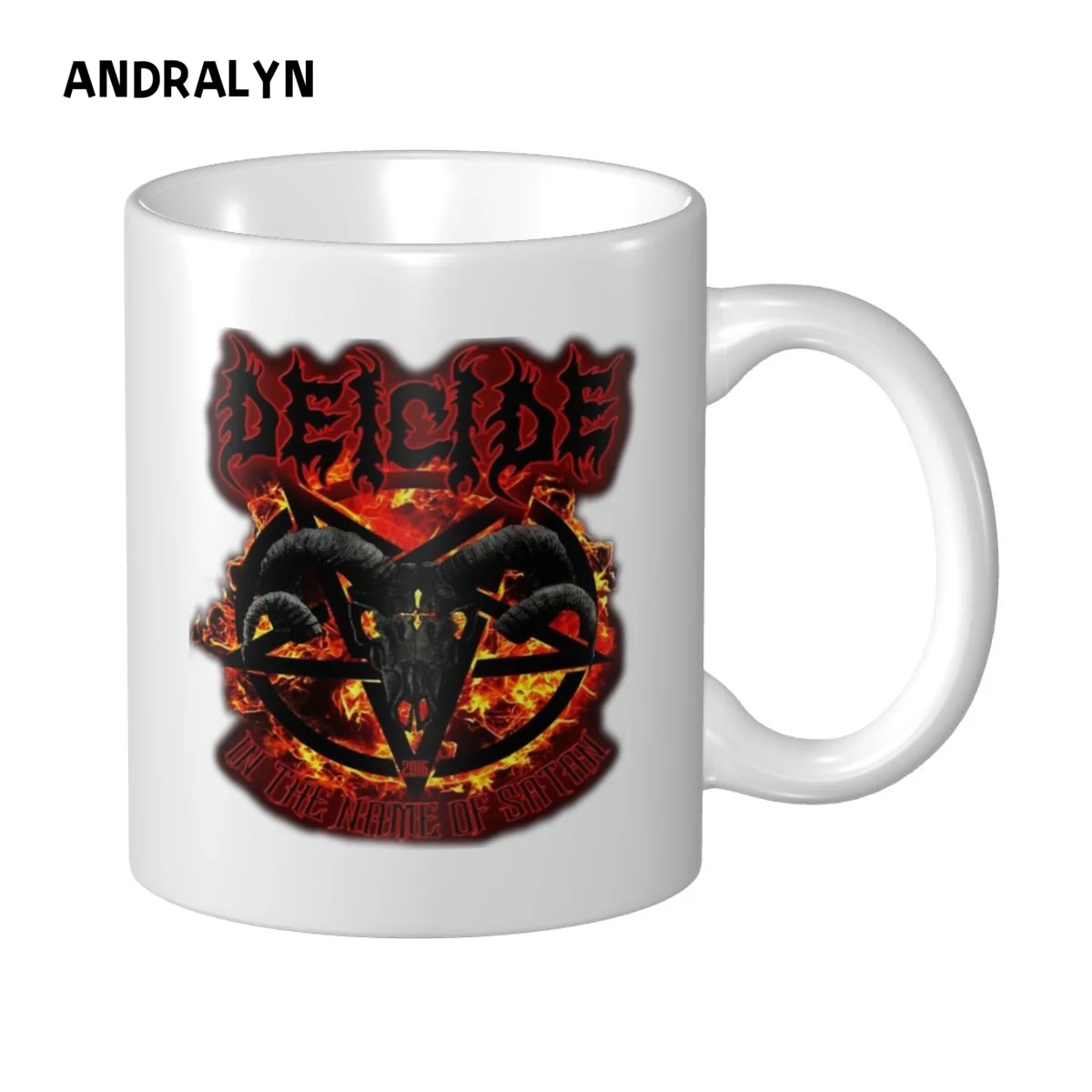

Personalised Deicide Mug 11oz Ceramic Coffee Mug Cup the metal band Dropshipping