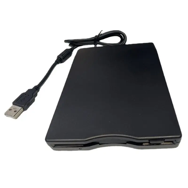 Фото Внешний USB-дисковод DT15 для гибких дисков 3,5 дюйма, 1,44 МБ, для ноутбуков и настольных компьютеров, черный №1