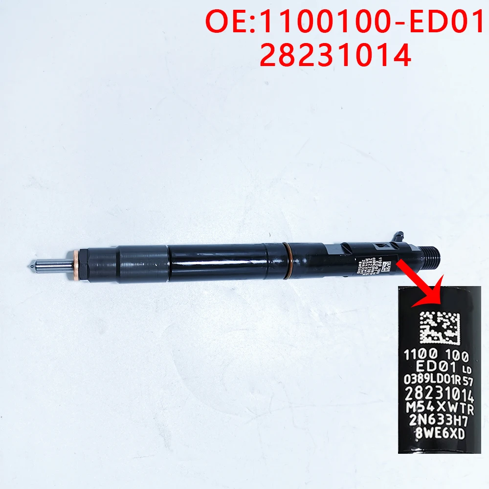 

Для 28231014 Nieuwe форсунка дизельного инжектора 28231014 1100100-ed01 Voor Grote Muur Hover H5 H6 Gw4d20 2,0 T Motor 28231014