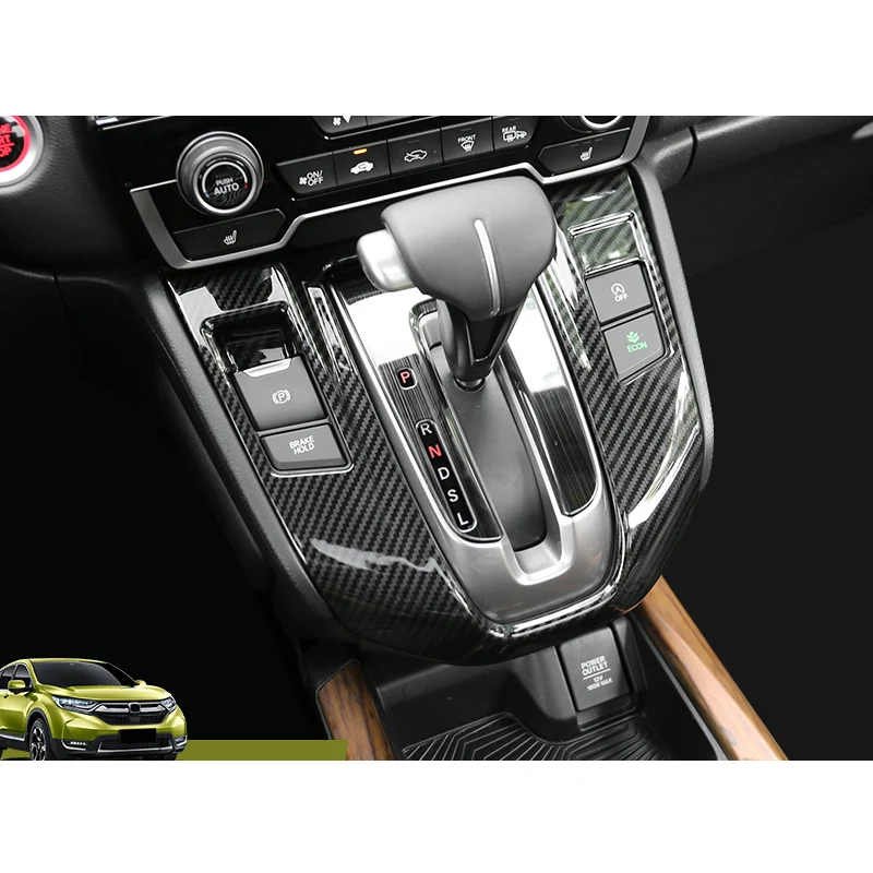 

Аксессуары для салона автомобиля из углеродного волокна для Hondas crv 2017-2022 cr-v, панели передач, стеклоподъемник, центральная консоль, отделка, Крышка вентиляционного отверстия