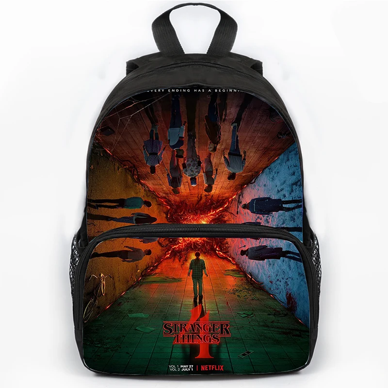 

Mochila Stranger Things 4 Backpack Students Boys Girls Schoolbag Bookbag Anime Daypack Stranger Things School Bag Travel Bagpack