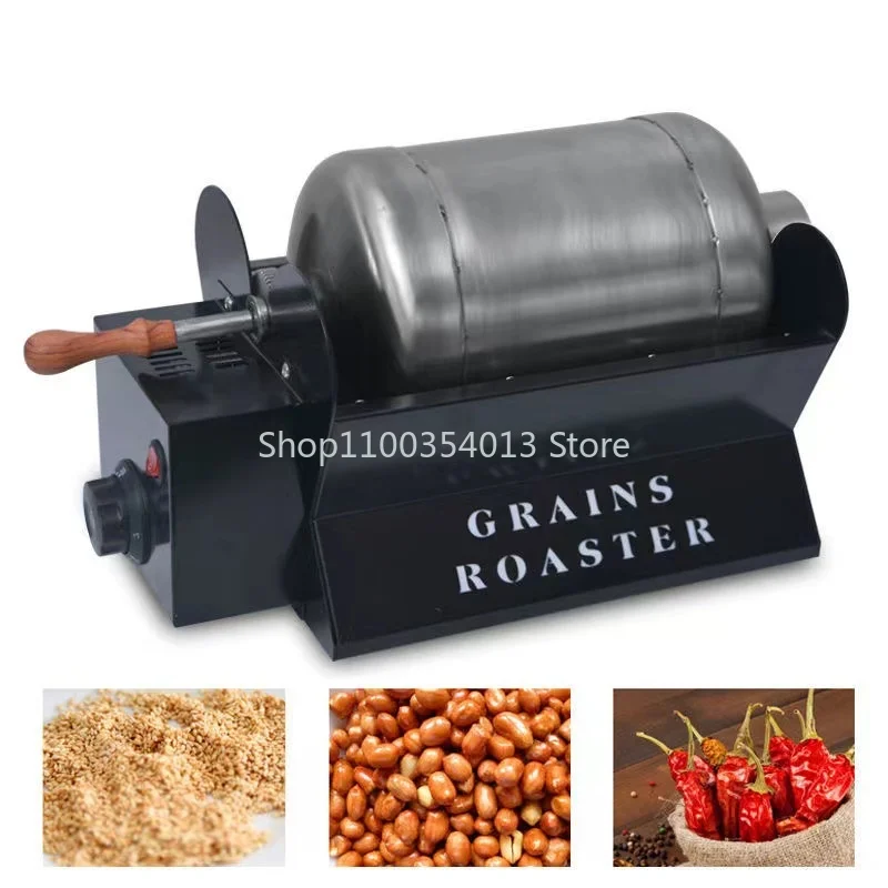 

Automatic Roasting Machine Stainless Steel Inner Multifunctional Melon Seed Fried Sesame Machine Coffee Bean Roaster Pea Nuts