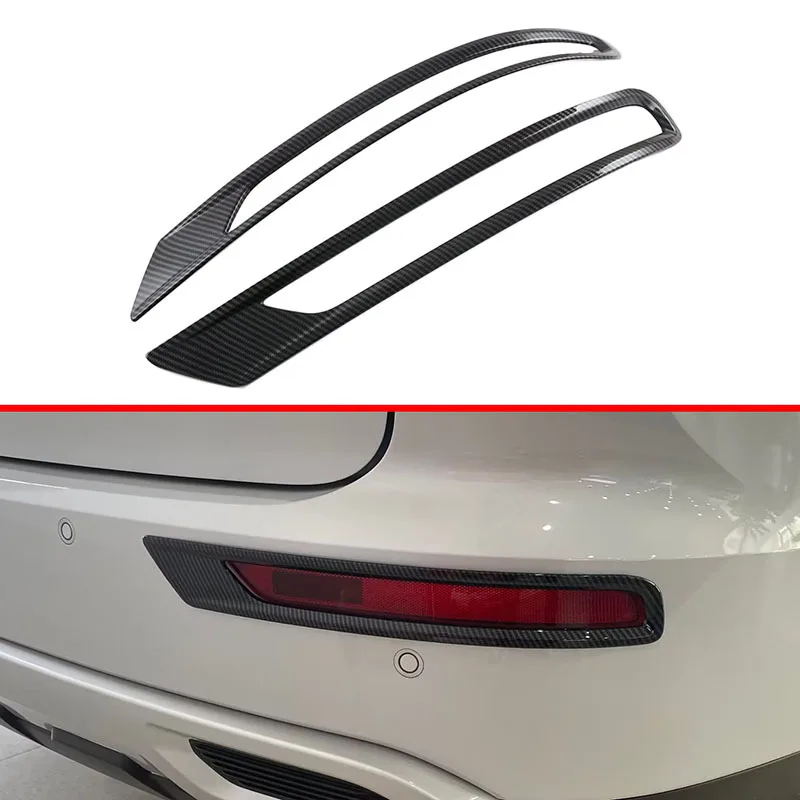 

2pcs Chrome Car Rear Bumper Fog Light Lamp Frame Cover Trim For Mitsubishi Outlander 2022-2023 WK-915 Plating Decorative Frame E