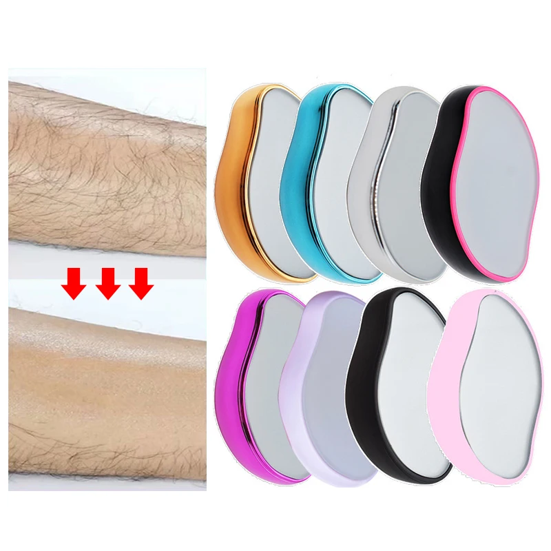 

Reusable Crystal Hair Eraser Physical Bleame Hair Removal Tool Painless Safe Epilator Body Hair Remover Depilation Beauty 1pcs