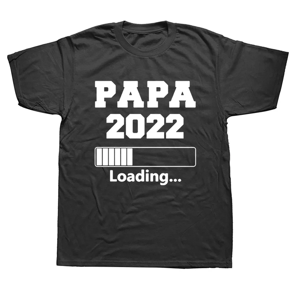 Новинка Лето 2022 забавная хлопковая Футболка Papa с коротким рукавом для беременных
