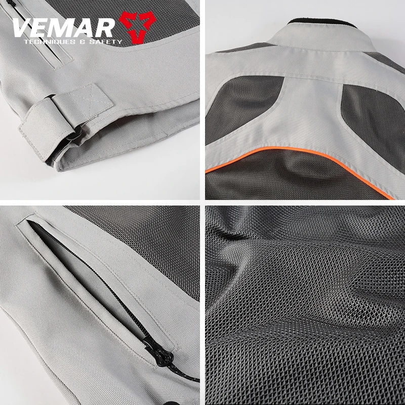 Vemar летняя мотоциклетная куртка Мужская для мотокросса Внедорожный гоночный