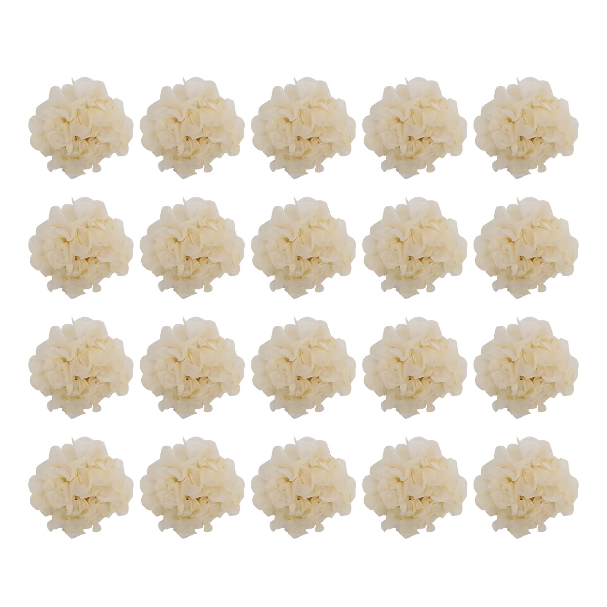 

20 Pcs Pom Poms Flowers Papaee Towels Hanging Paper Pom Poms Party Supplies 10cm Tissue Paper Flowers