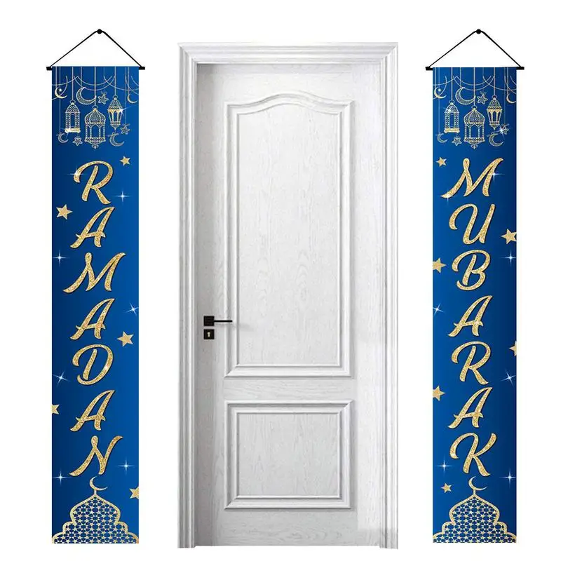

Мечеть баннер Eid Al Fitr крыльцо знак Дверь Декор 70.9X11.8 дюймов исламский баннер для ИД Al Fitr вечевечерние НКИ исламский подвесной баннер