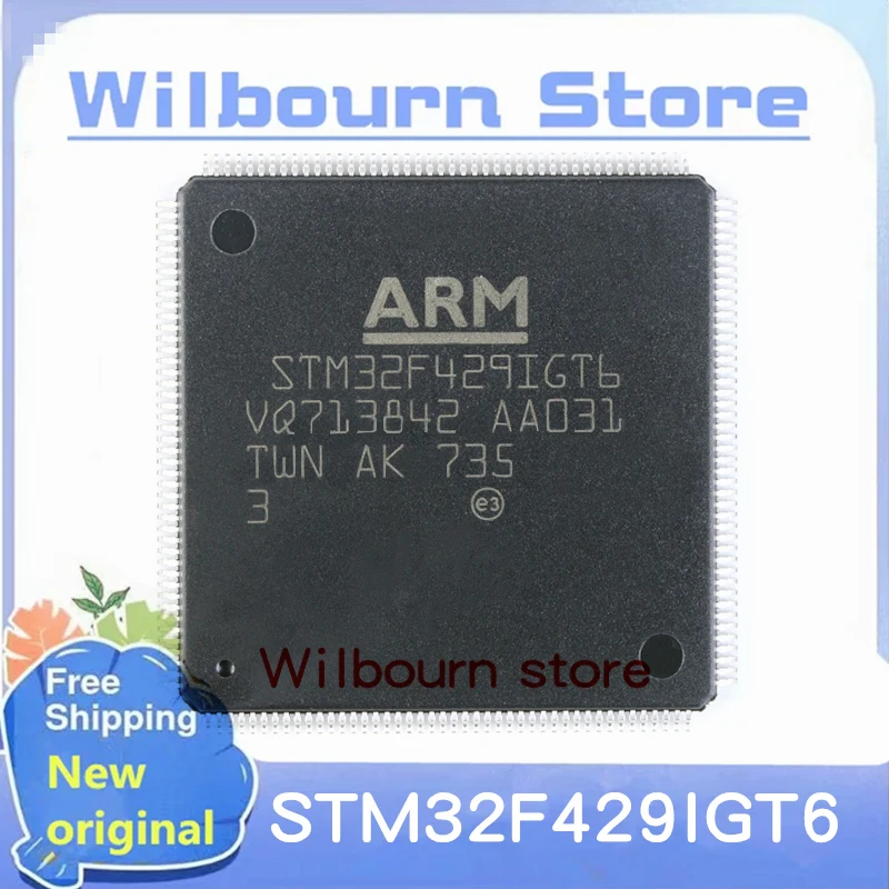 

2PCS/LOT STM32F429IGT6 STM32F429IGTB LQFP176 New original