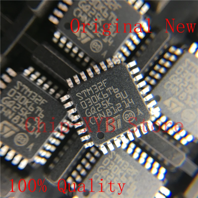 Микроконтроллер STM32F030K6T6 ARM, 32 битный, одноъядерный, 48 МГц 32 КБ FLASH 32-LQFP 32f030k6t6, 1 шт., новый оригинальный