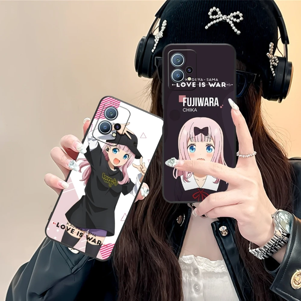 Kaguya Sama Chika чехол для мобильного телефона Huawei P60 P50 P40 P30 P20 P10 P9 P8 Pro Lite Plus черный