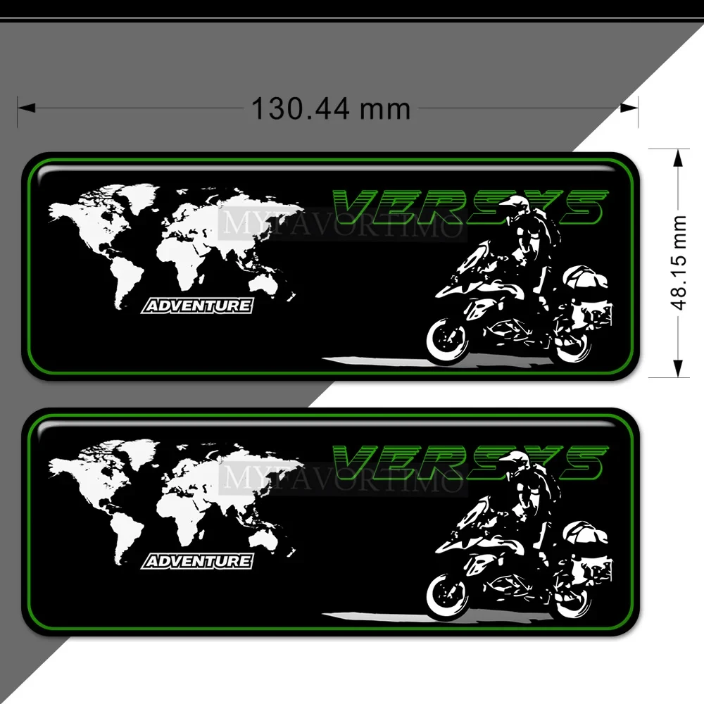 Фото Для Kawasaki VERSYS 1000 SE LT мотоциклетный бак Pad, боковой комплект для газа, мазута, багажника на колено, чехлы для багажа, наклейки на лобовое стекло, протектор №5