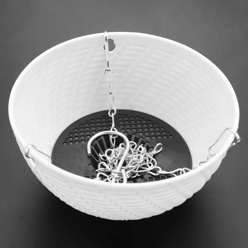 Акция! 10 шт. круглые пластиковые подвесные горшки для цветов 16 х10 см |