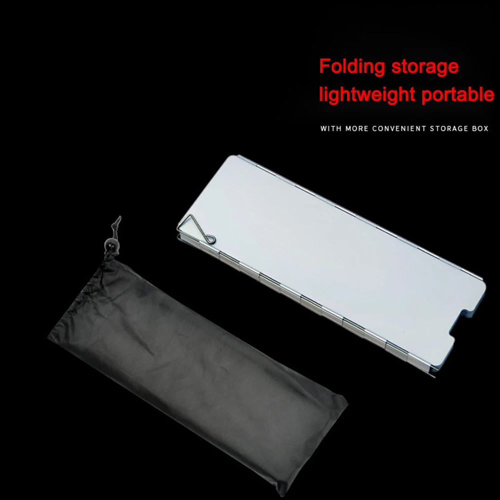 Портативная Бутановая горелка ветровое стекло с сумкой для переноски 10 тарелок