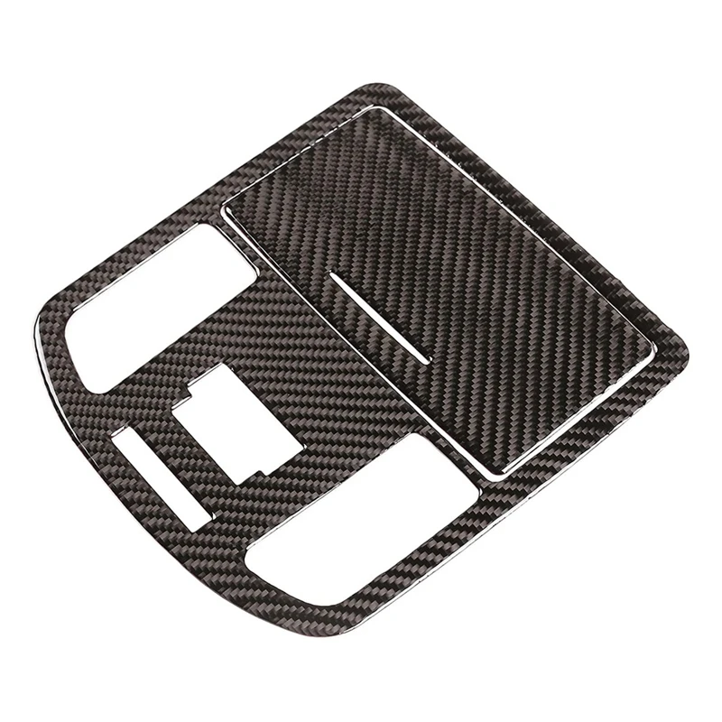 

For Toyota Hilux 2015-2021 Soft Carbon Fiber Front Roof Reading Light Panel Trim Interior Accessories