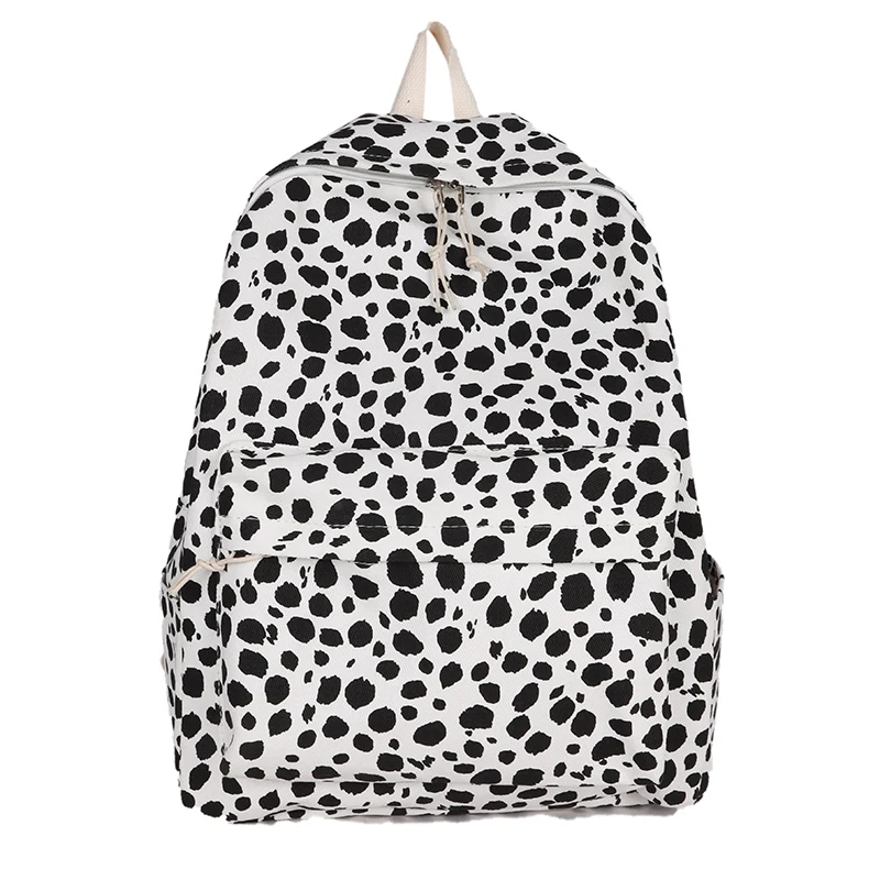 

Animal Leopard Zebra Print Backpack For Women Kids Large Capacity Students Girls Daily Shoulder School Bags