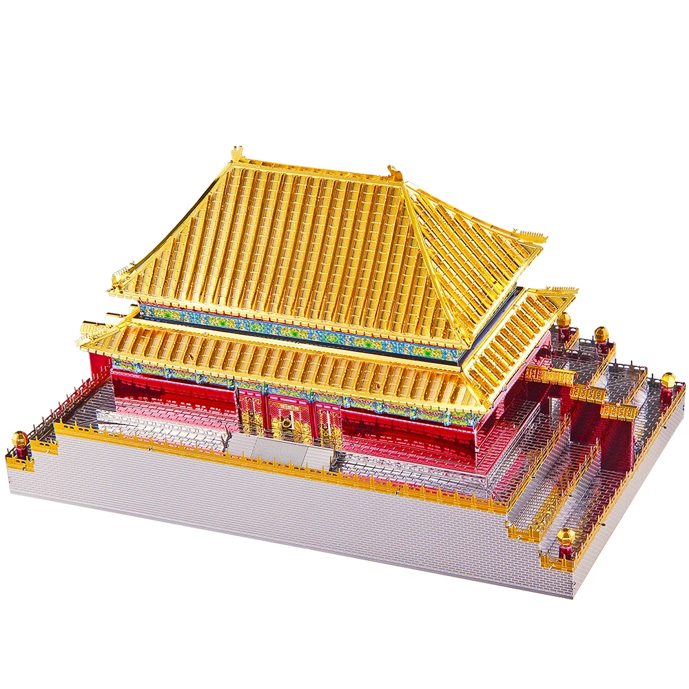 Набор для сборки модели Piececool Hall of Supreme Harmony 3D пазл металлическая креативная