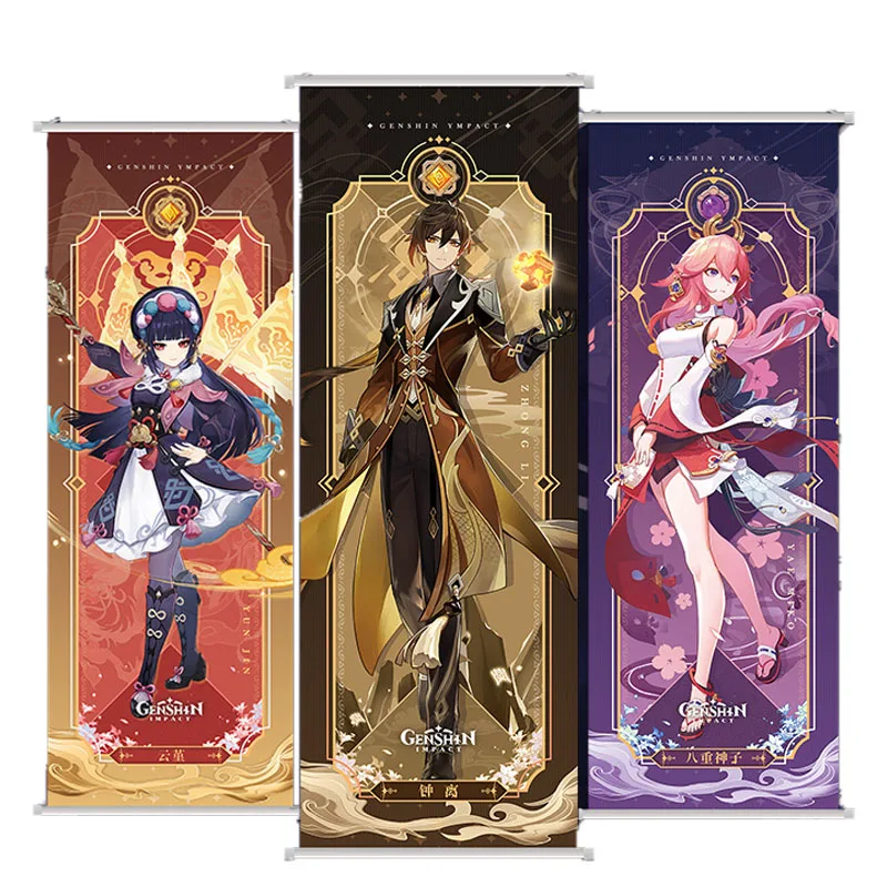 

Аниме Genshin Impact Yun Jin Zhongli tataglia Sangonomiya Kokom обои игрушки Дети Рождество День рождения