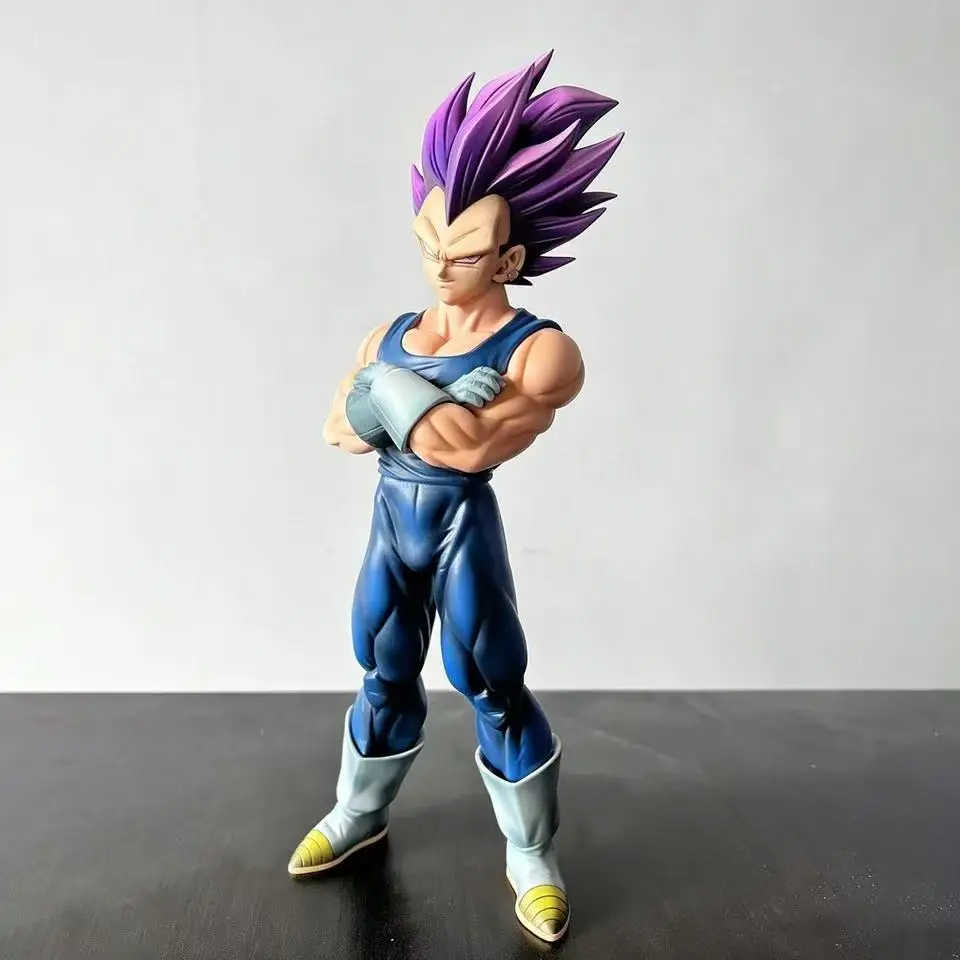 Фото Фигурка Dragon Ball Z Majin Vegeta, 27 см/10,63 дюйма, Ультра Вегета, Супер Сайян, коллекционная модель, игрушка, подарок №2