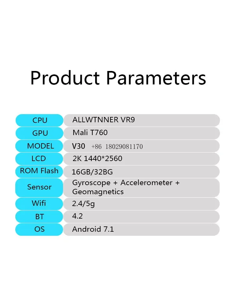 Очки OEM 2G + 16G 2K HD 3D VR гарнитура все в одном (не требует телефона) Аксессуары для