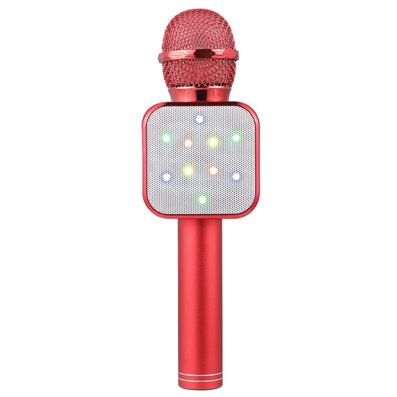 

Wireless Bluetooth Handheld Microphone Speaker Led Microphones For Online Teacher Kids Children