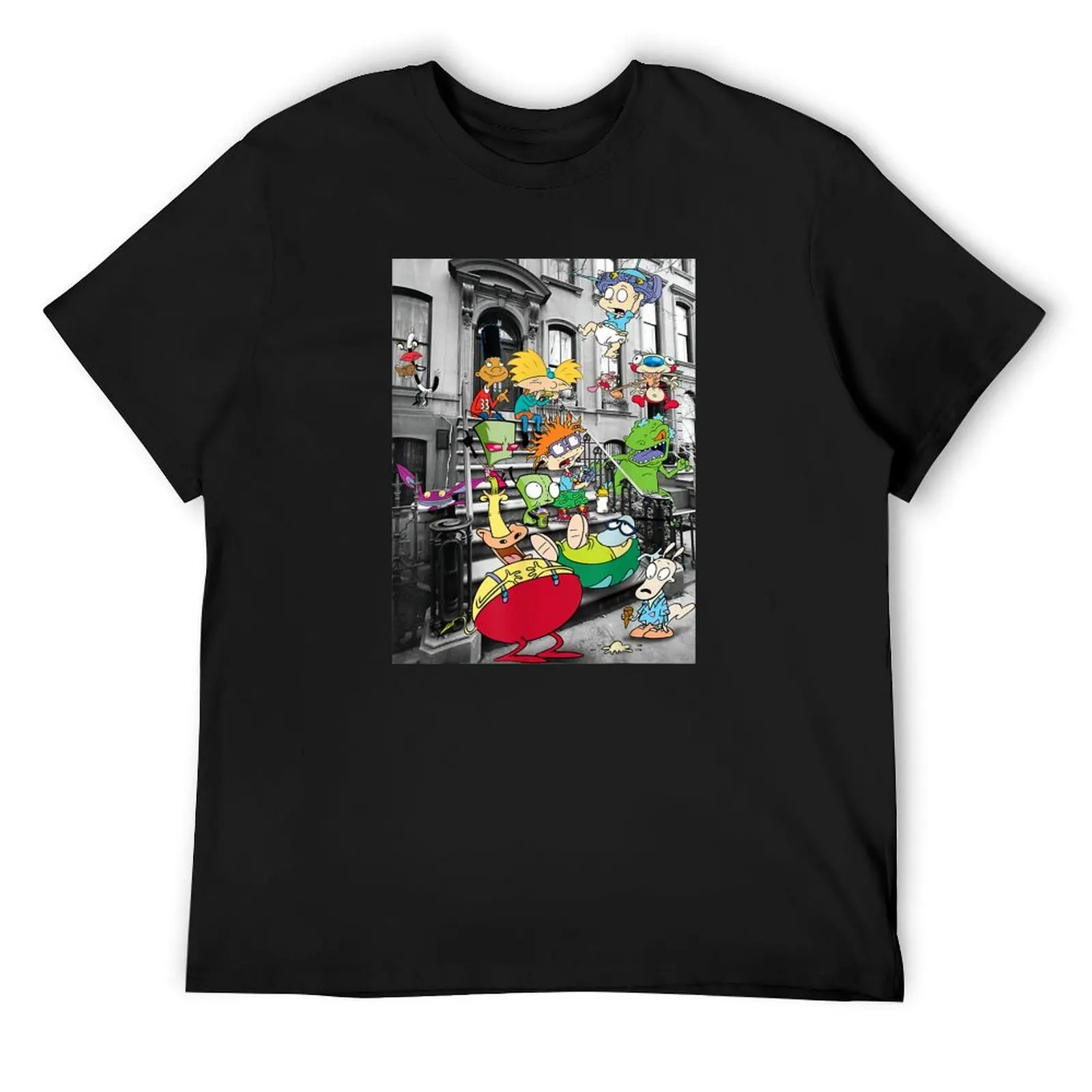 Классическая футболка Nickelodeon Nicktoons Hanging On Stoop